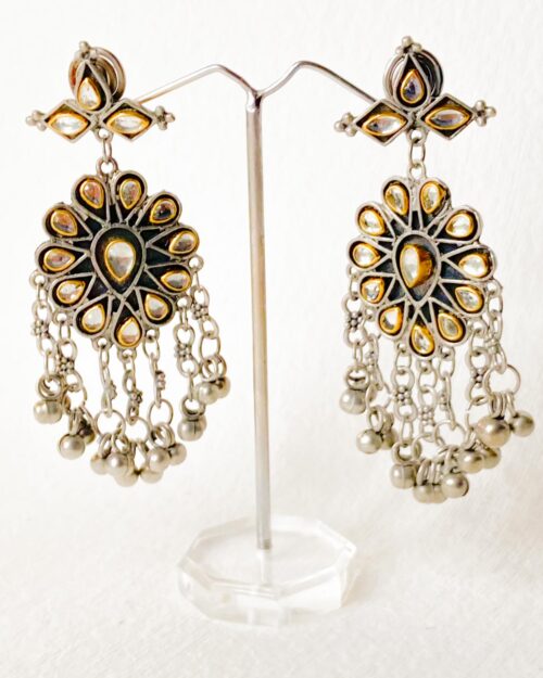 Jhumka Latkan with kundan stones - Image 2