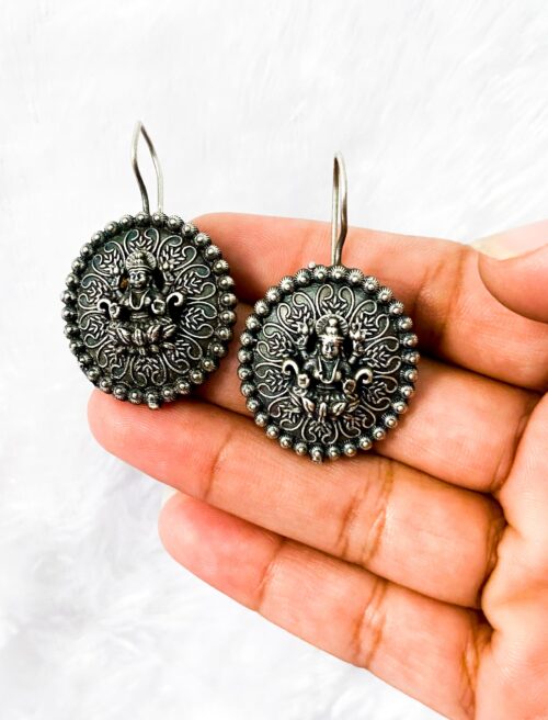 Brass Earring Lord Ganesha loops - Image 3