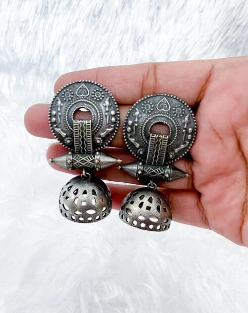 Brass Earring Coin and Tokri