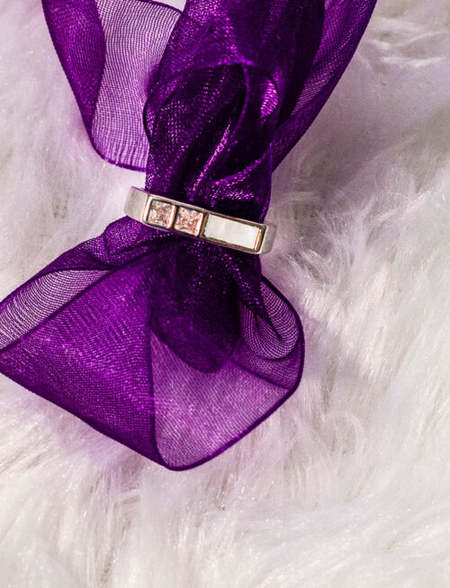 Crystal Accent Stacking Ring