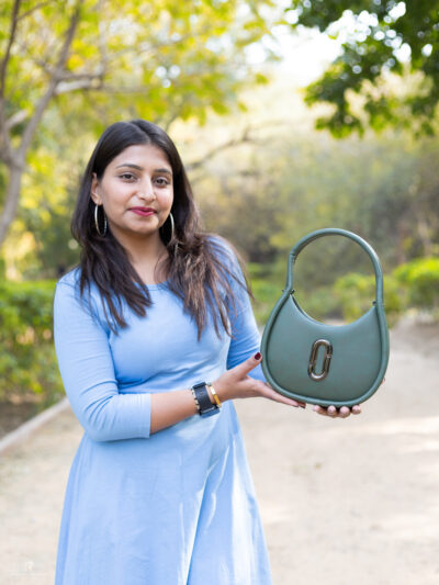 Chic Green Handbag