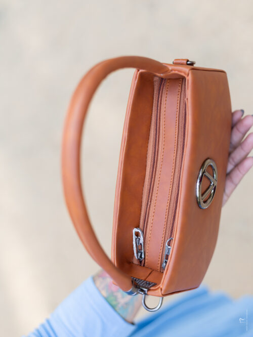 Elegant Tan Handbag - Image 2