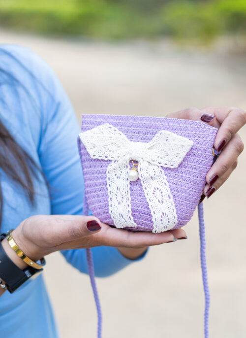 Handmade Crochet Mini Sling Bag