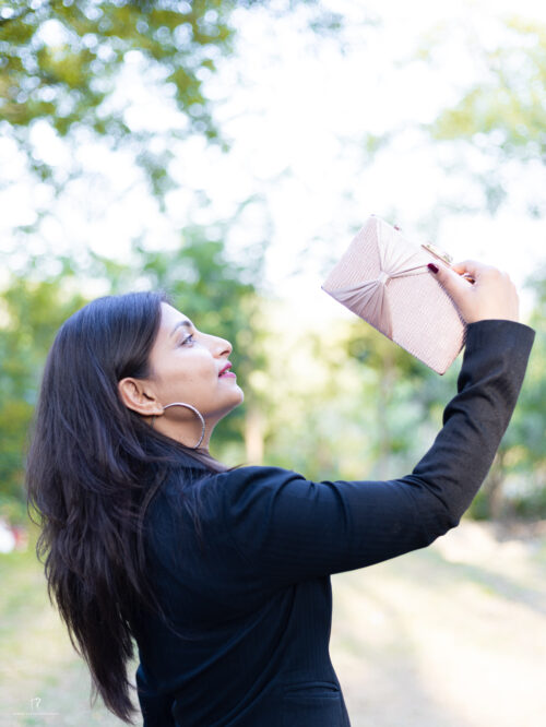 Elegant Satin Evening Clutch - Image 2