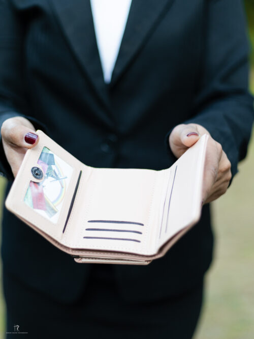 Pink Compact Wallet - Image 4