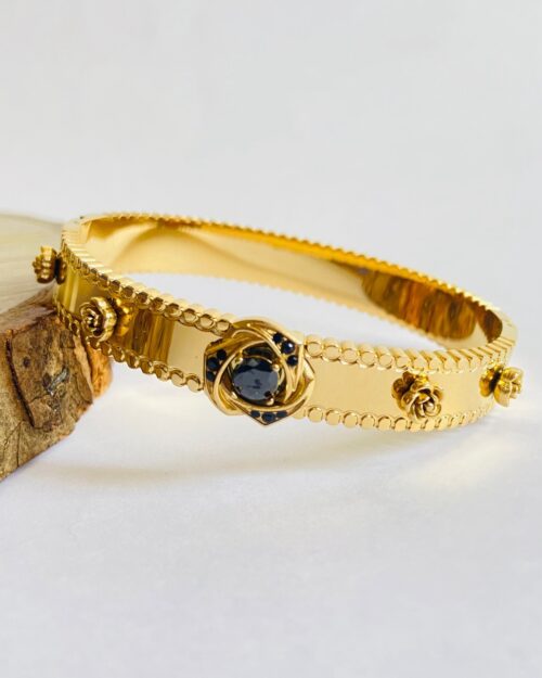 Bold yet feminine—this bracelet is where royal charm meets modern edge. - Image 2