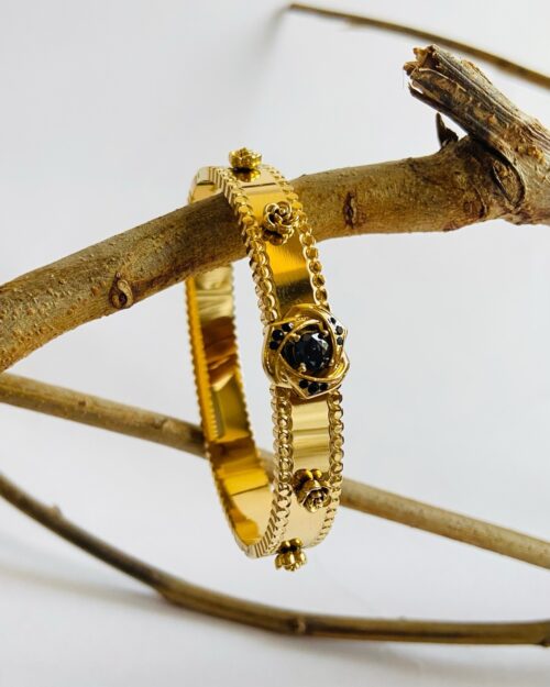Bold yet feminine—this bracelet is where royal charm meets modern edge. - Image 4